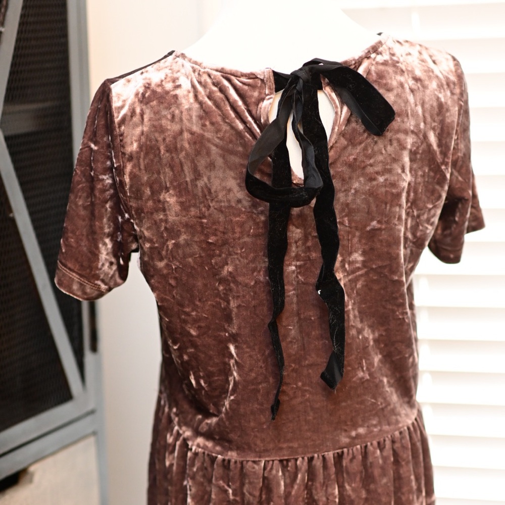 Crushed velvet top